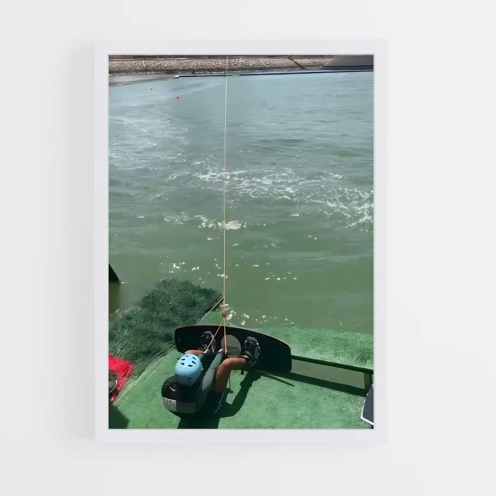 Poster Pêcheur des Champions – affiche Wakeboarding (vue 3)
